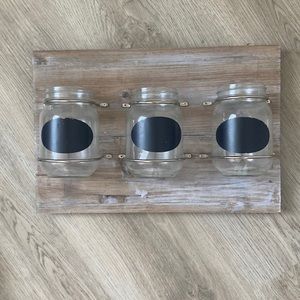 Mason jar wall decor